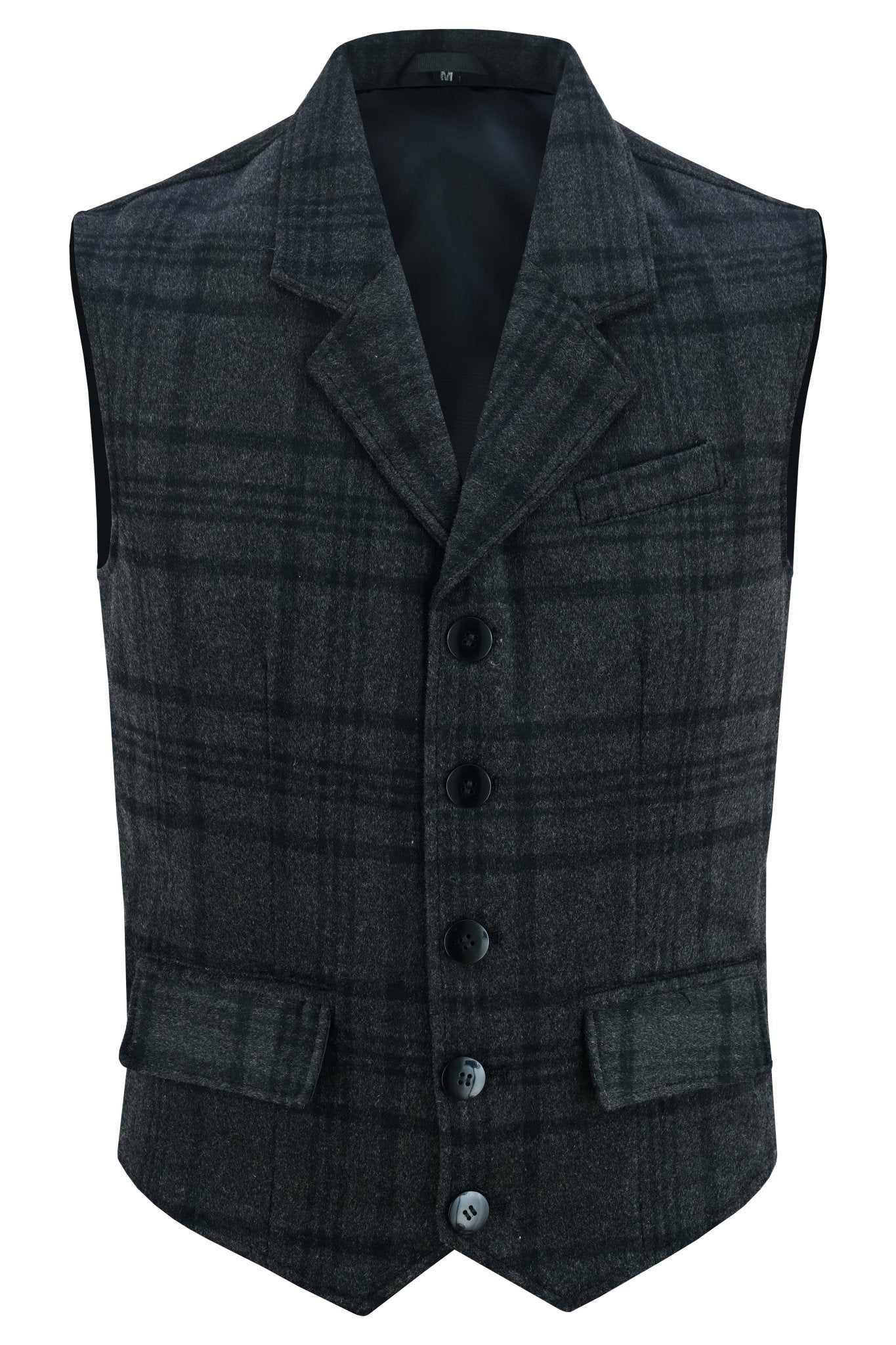 Mens 2024 checked waistcoat