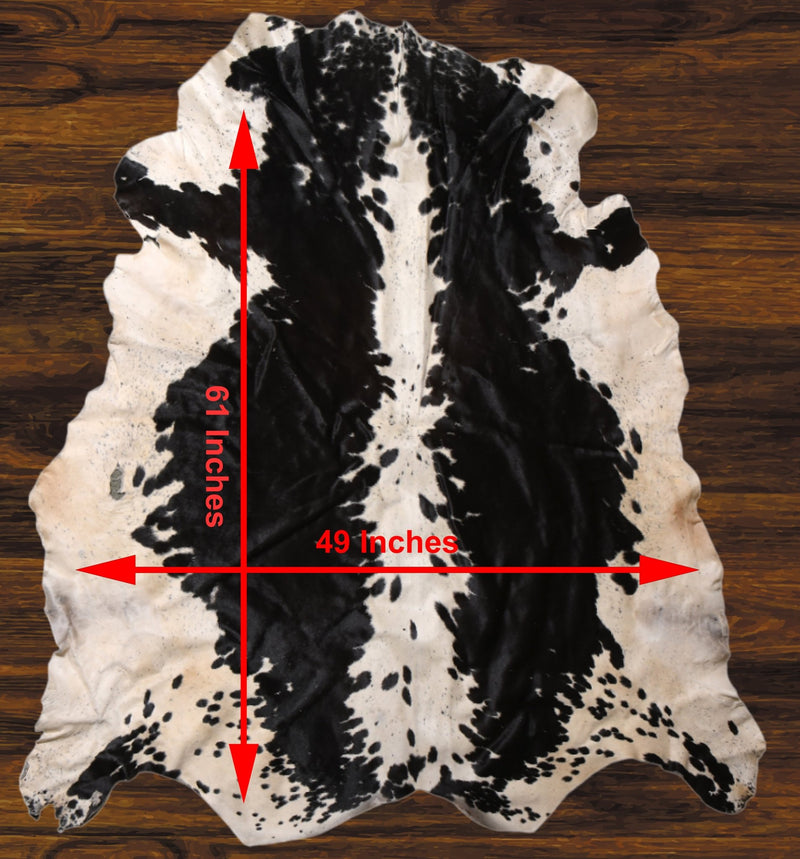 207 - 31 Cow Skin Hair on Hide 100% Pure Cow Hide Large Decorative/Carpet/Rug/Wall Leather - 