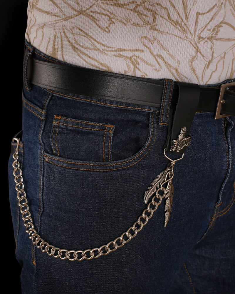 Eagle Leather Wallet Chain - Biker Motorcycle Wallet Chain Acessory - 