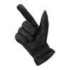 Luxury Mens Leather Gloves Cashmere Lined - Soft Comfortable Lambskin Touchsreen - 