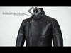 Gallanto 3/4 Red Distressed Eddie Biker Leather Jacket Motorcycle