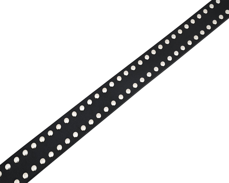 Rock Style Rivets Studs Genuine Leather Belt - Punk Goth - 