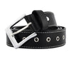 Skull and Pyramid Studs Genuine Leather Belt Punk Rock - 