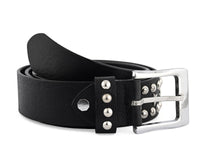 Stars Studded Genuine Leather Belt Punk Rock Gothic Style - 