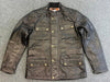 Vintage Brown Mens Biker Leather Jacket Medium - 