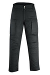 Waxed Cotton Cargo Biker Motorcycle Waterproof Armoured Trousers Pants - 