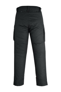 Waxed Cotton Cargo Biker Motorcycle Waterproof Armoured Trousers Pants - 