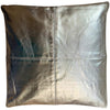 2x Genuine 100% Metallic Purple, Blue, Green, Pink Leather Sofa Cushion Covers -