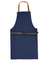 BBQ, Blacksmith, Grill, Woodwork, Chef, Butcher Canvas Apron with Leather Straps -