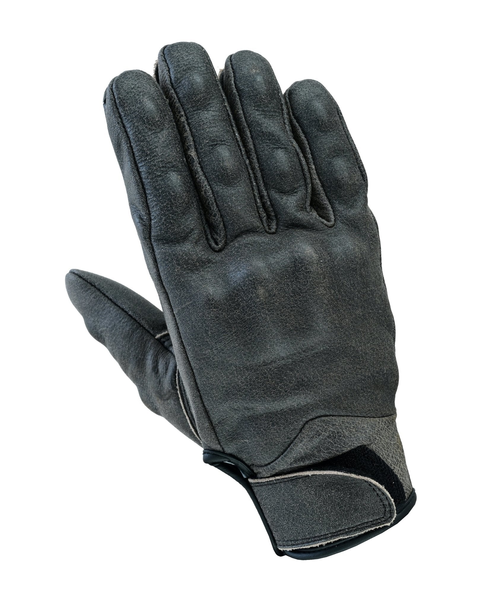 Gallanto Brown Motorcycle Armored Thinsulate Leather Winter Short Gloves Motorbike