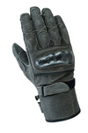 Gallanto Brown Motorcycle Armoured Thinsulate Leather Gloves -