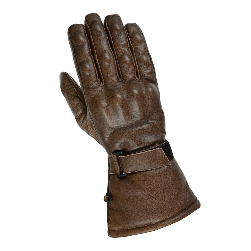 Gallanto Motorcycle Armoured Thinsulate Leather Winter Long Gloves Biker -