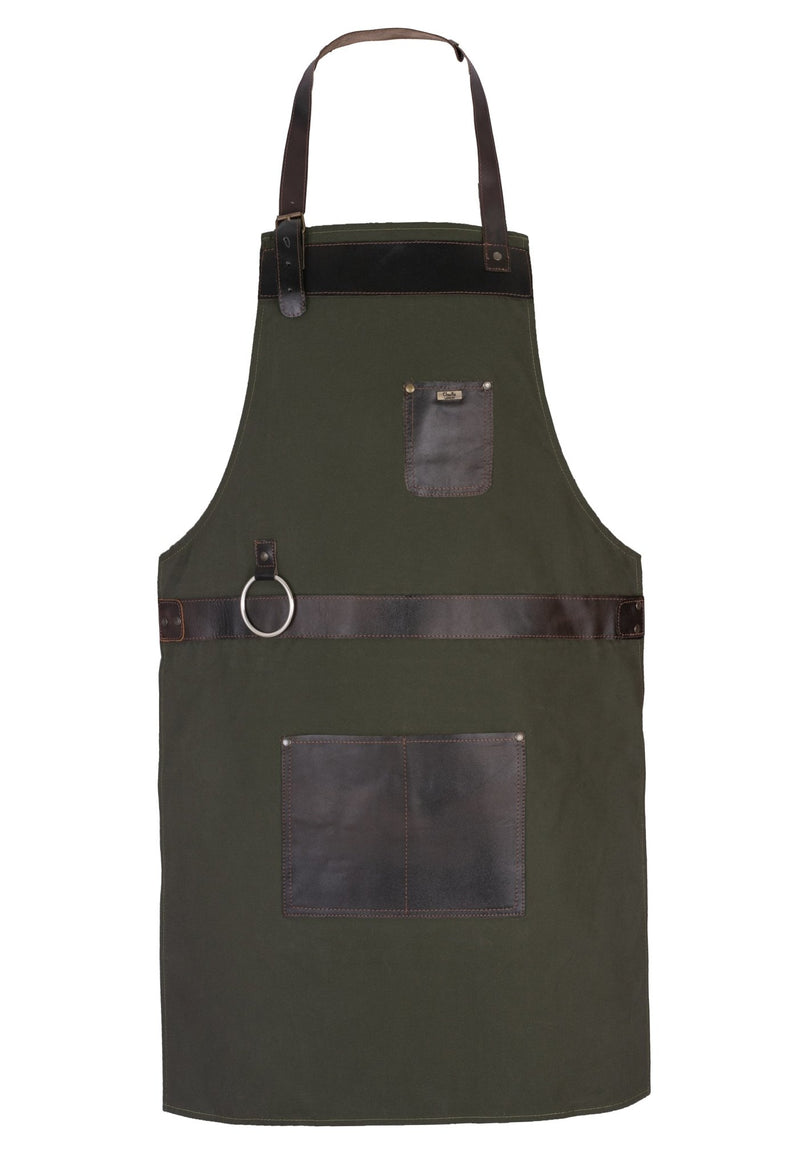 Handcrafted Classic Chef Leather Aprons for mens and womens -