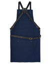 High Quality Cross Back Leather Apron - Butcher Apron - BBQ Apron -