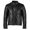 Mens Daytona Black Classic Style Leather Jacket -