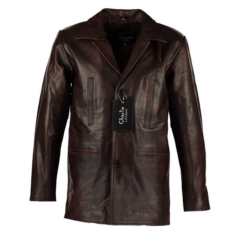 Men's Max Payne Leather Coat -