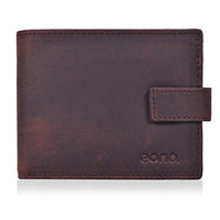 Mens RFID Protected Slim Purse Wallet with Coin Pocket -