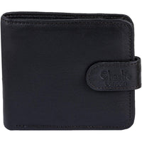 Mens Slim RFID Protected Genuine Leather Card Holder Wallet with Gift Box -