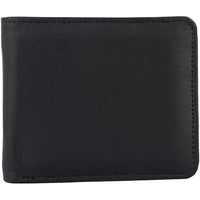 Mens Smart Bifold Wallets RFID Protected Genuine Leather with Coin Pockets -