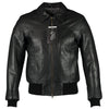 Men's The Deal Black Bomber Leather Jacket -