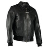 Men's The Deal Black Bomber Leather Jacket -