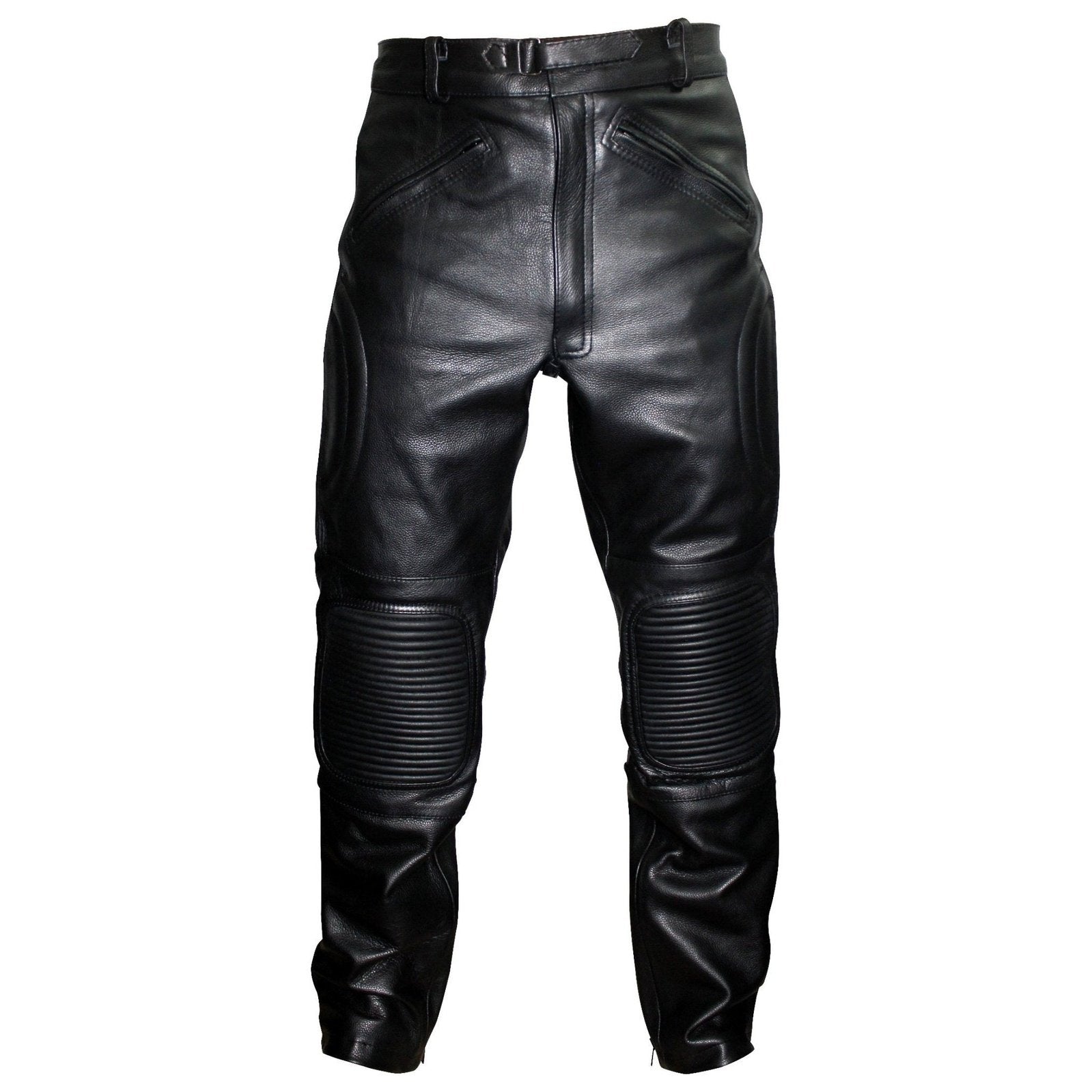 Limo Padded Biker Motorcycle Leather Trousers Pants – Vintage Leather