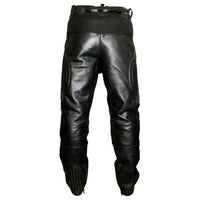 MyLeather Limo Padded Biker Motorcycle Leather Trousers Pants -