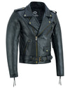 Premium Leather Terminator Marlon Brando Biker Motorcycle Jacket -