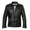 The Haymaker Black Leather Jacket Men's -