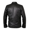 The Haymaker Black Leather Jacket Men's -