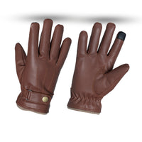 Womens Soft Leather Fashion Winter Gloves Black, Brown or Pink -